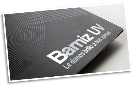 Barniz UV, brillo a tus ideas